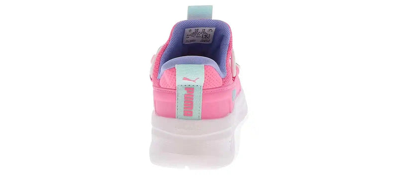 Little Kid's Puma One4All 2.0 Friend Brclet FastPink-PumaWhite-Lightaqua (405433 01)