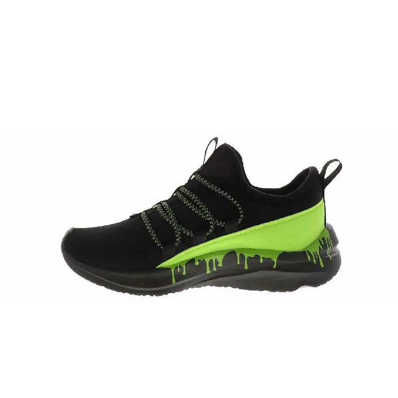 Little Kid's Puma One4All Slip On Melt PS Puma Black-Pitch Green (312354 02)