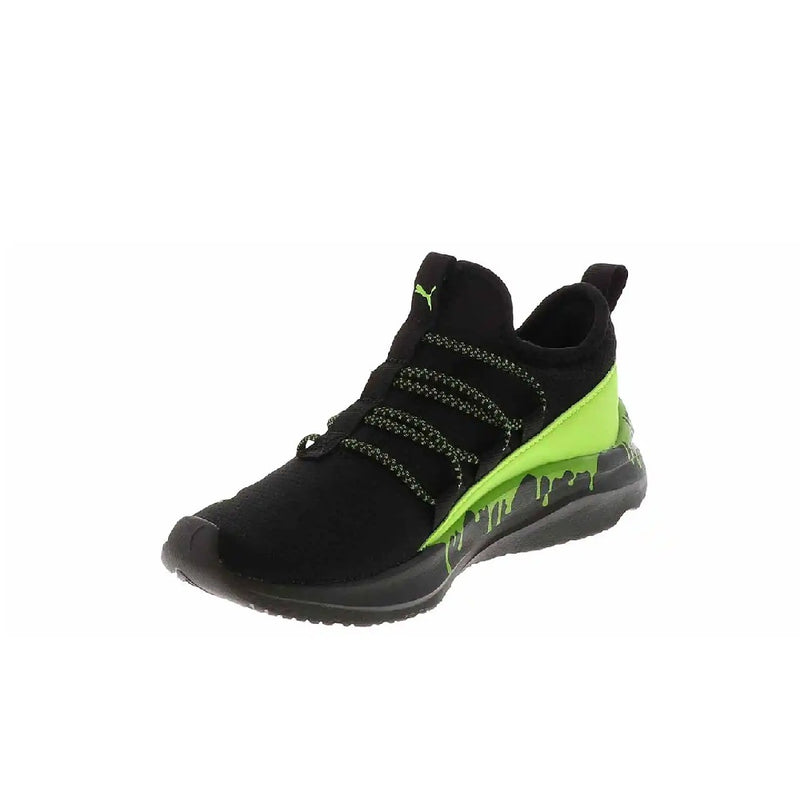 Little Kid's Puma One4All Slip On Melt PS Puma Black-Pitch Green (312354 02)