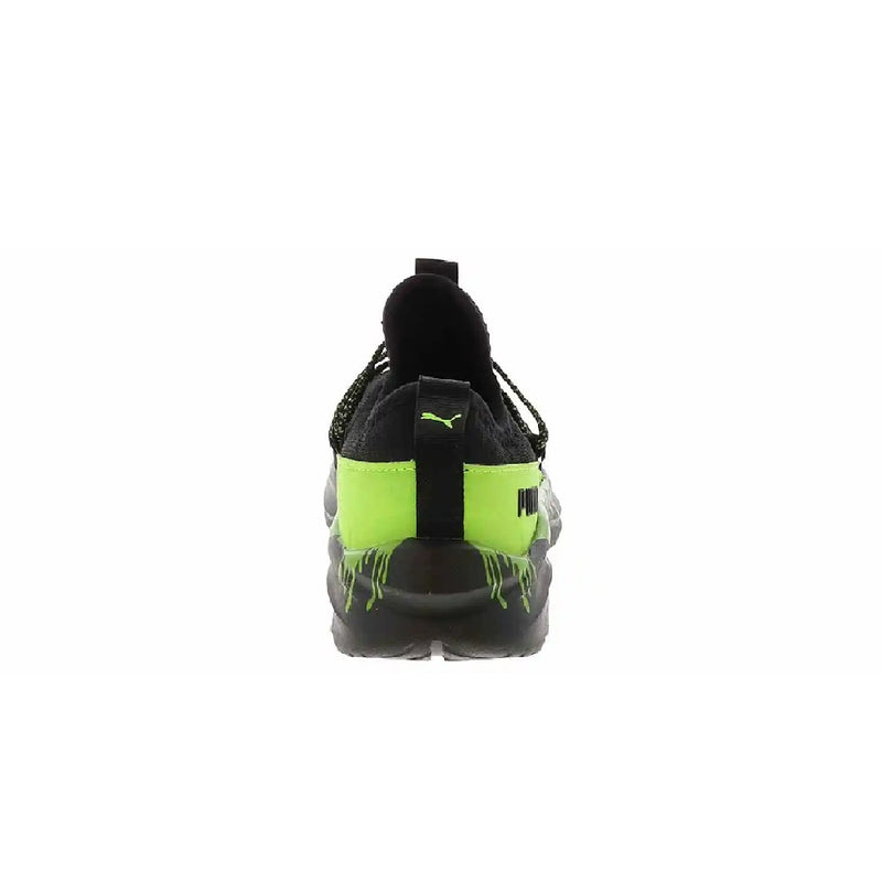 Little Kid's Puma One4All Slip On Melt PS Puma Black-Pitch Green (312354 02)