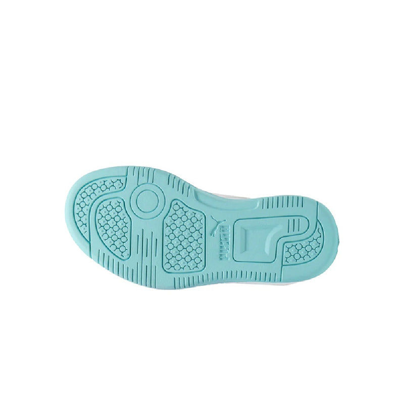 Little Kid's Puma Rebound Layup RCL V PS Wht-Lilac Frost Lake (403063 03)