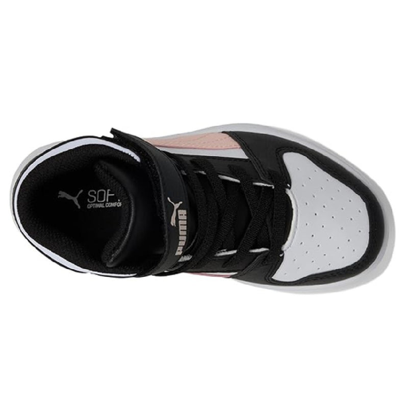 Little Kid's Puma Rebound Layup SL V PS Puma Black-Rose Dust (370488 27)