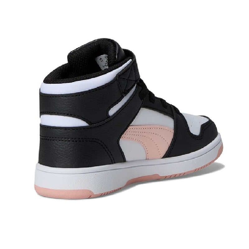 Little Kid's Puma Rebound Layup SL V PS Puma Black-Rose Dust (370488 27)
