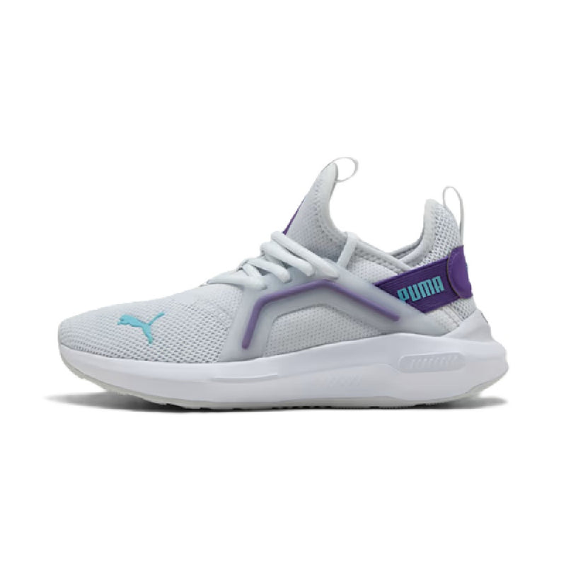 Little Kid's Puma Soft Enzo 5 AC PS Silver Mist-Team Violet-Puma (401511 10)