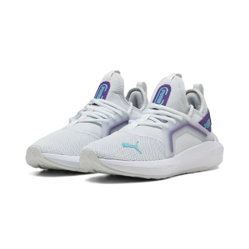 Little Kid's Puma Soft Enzo 5 AC PS Silver Mist-Team Violet-Puma (401511 10)