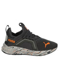 Little Kid's Puma Soft Enzo 5 Plas Flux AC PS Shadow Gray-Orange Glo (406454 01)