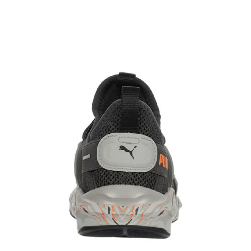 Little Kid's Puma Soft Enzo 5 Plas Flux AC PS Shadow Gray-Orange Glo (406454 01)