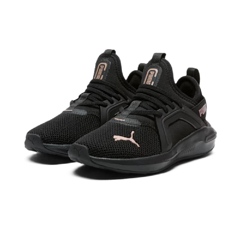 Little Kid's Puma Soft Enzo 5 Rose Gold AC PS Black-Rose Gold (404203 01)