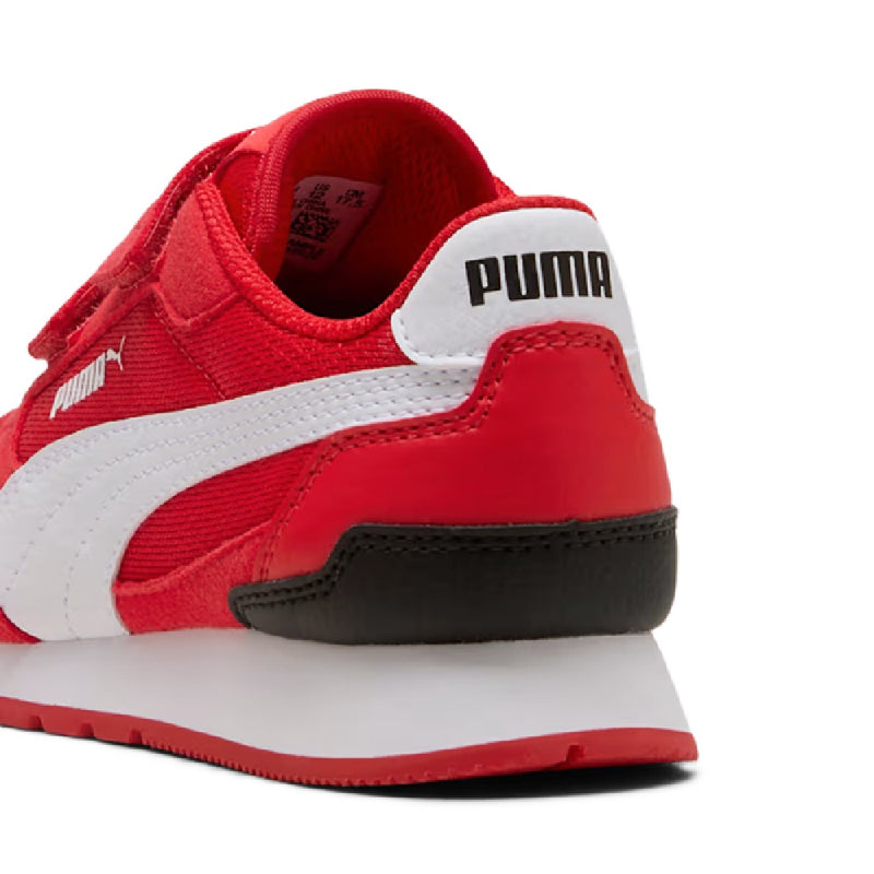 Little Kid's Puma ST Runner v4 Mesh V PS Red-White-Black (399877 17)