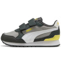 Little Kid's Puma ST Runner v4 NL V PS Echo-White-Gray-Lemon (399740 15)