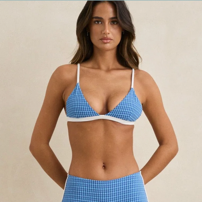 LOLA CHECK Bralette Top