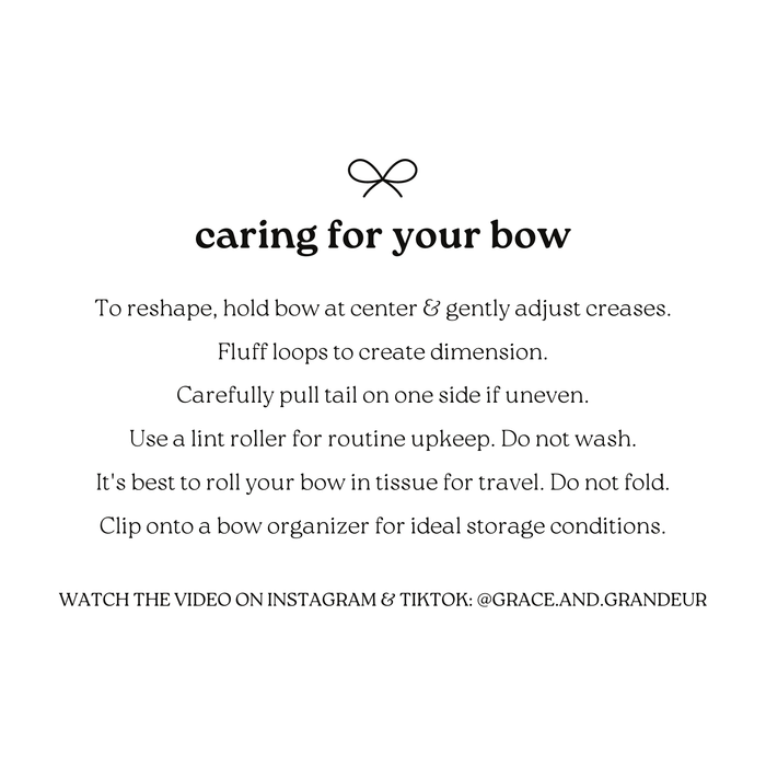 Long Bow Barrette: Black