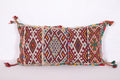 Long Moroccan pillow 14.9 INCHES X 27.1 INCHES - kilim pillow