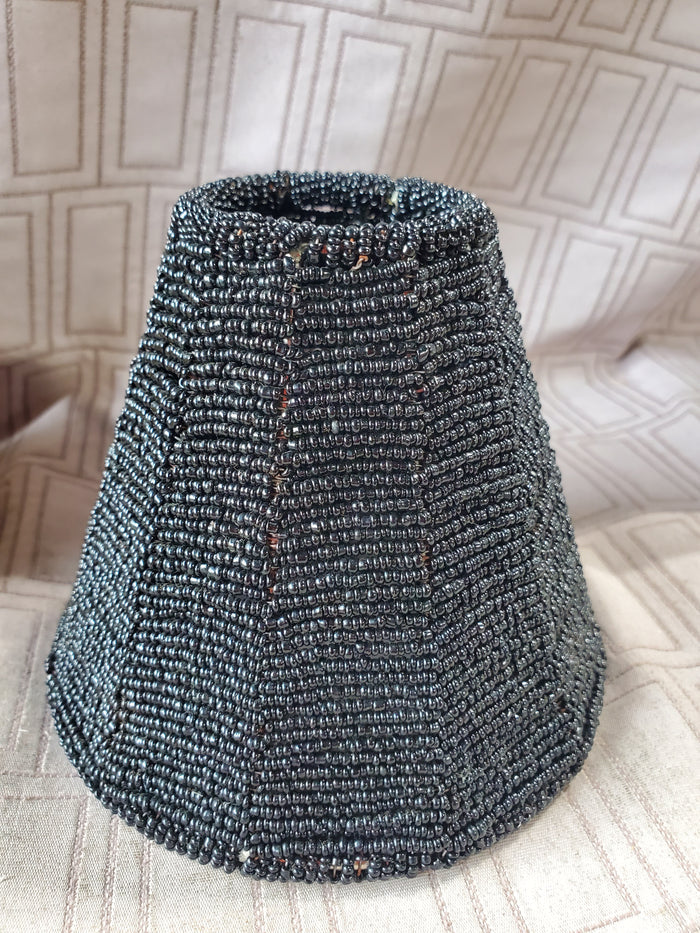 Lot of 3 Beaded Miniatures Lamp Shades