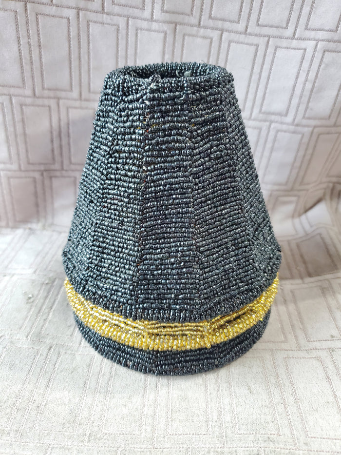 Lot of 3 Beaded Miniatures Lamp Shades