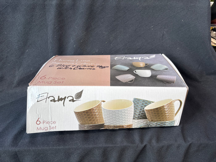 Lot Of 6 Elama Mugs