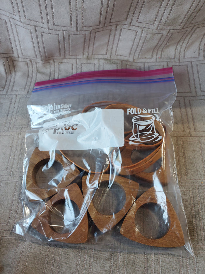 Lot of Wooden Napkin Rings