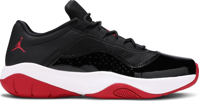 Men's Air Jordan 11 CMFT Low "Bred" Black/White-Gym Red (DM0844 005)