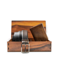 Men's Classic Reversible Dress belt with Genuine leather & Genuine soft Leather Wallet combo Gift Set for Men