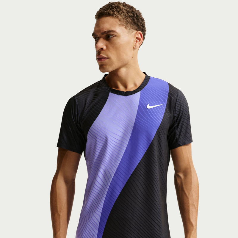 Men's Court Advantage Dri-FIT Tennis Top in Sapphire/Dark Obsidian/White