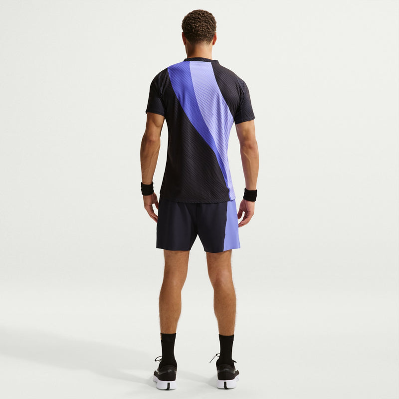 Men's Court Advantage Dri-FIT Tennis Top in Sapphire/Dark Obsidian/White