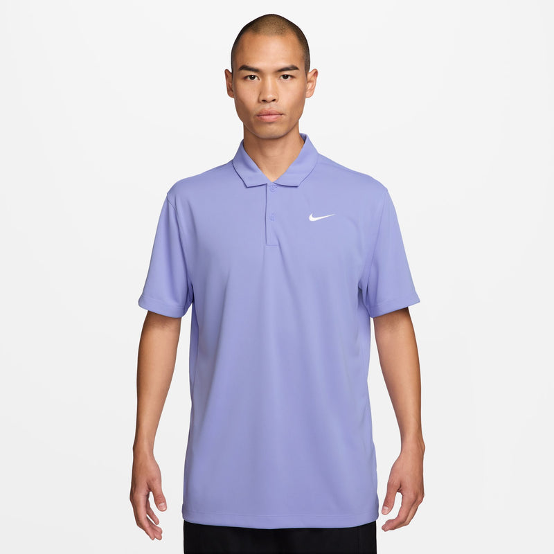 Men's Court Dri-FIT Tennis Polo in Light Thistle/White