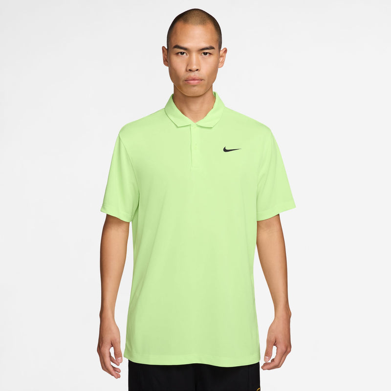 Men's Court Dri-FIT Tennis Polo in Lt Liquid Lime/Black