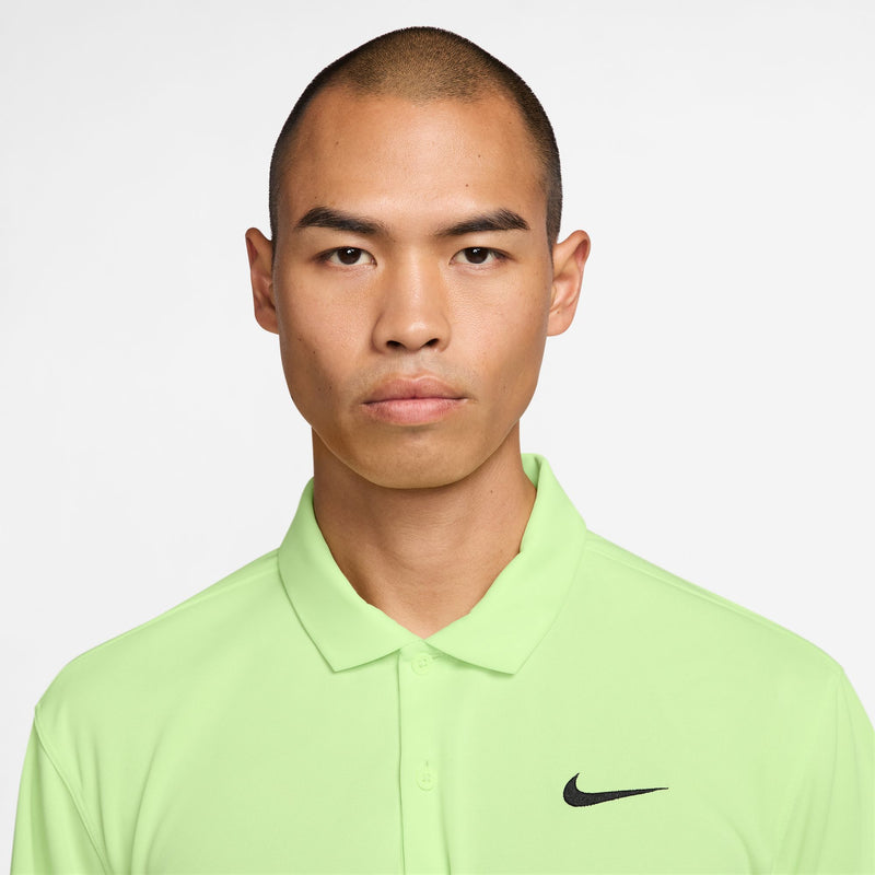 Men's Court Dri-FIT Tennis Polo in Lt Liquid Lime/Black