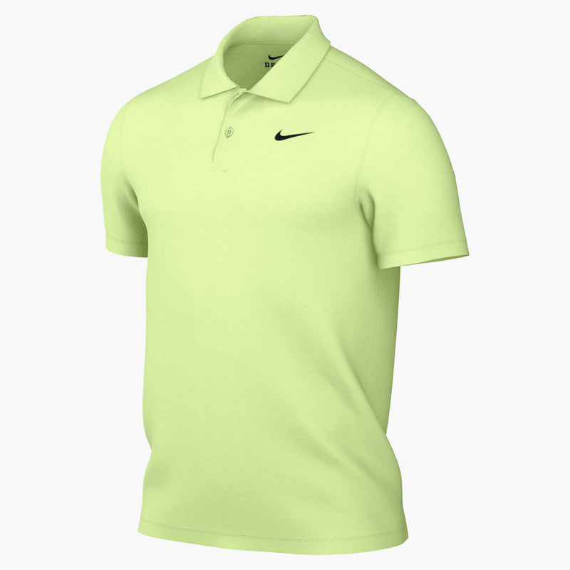 Men's Court Dri-FIT Tennis Polo in Lt Liquid Lime/Black