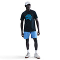 Men's Court Dri-FIT Tennis T-Shirt in Dark Obsidian/Photo Blue