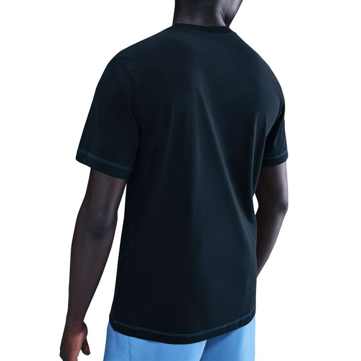 Men's Court Dri-FIT Tennis T-Shirt in Dark Obsidian/Photo Blue