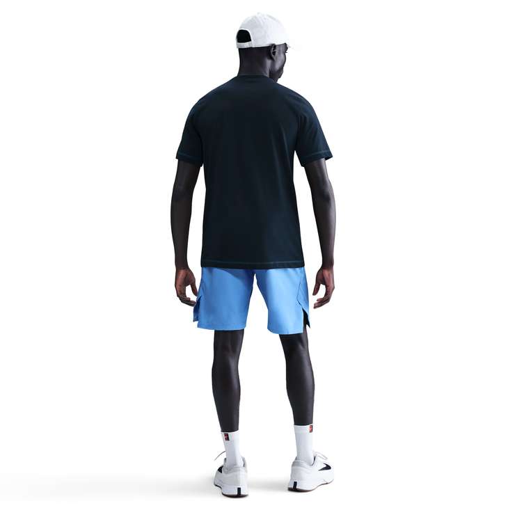 Men's Court Dri-FIT Tennis T-Shirt in Dark Obsidian/Photo Blue