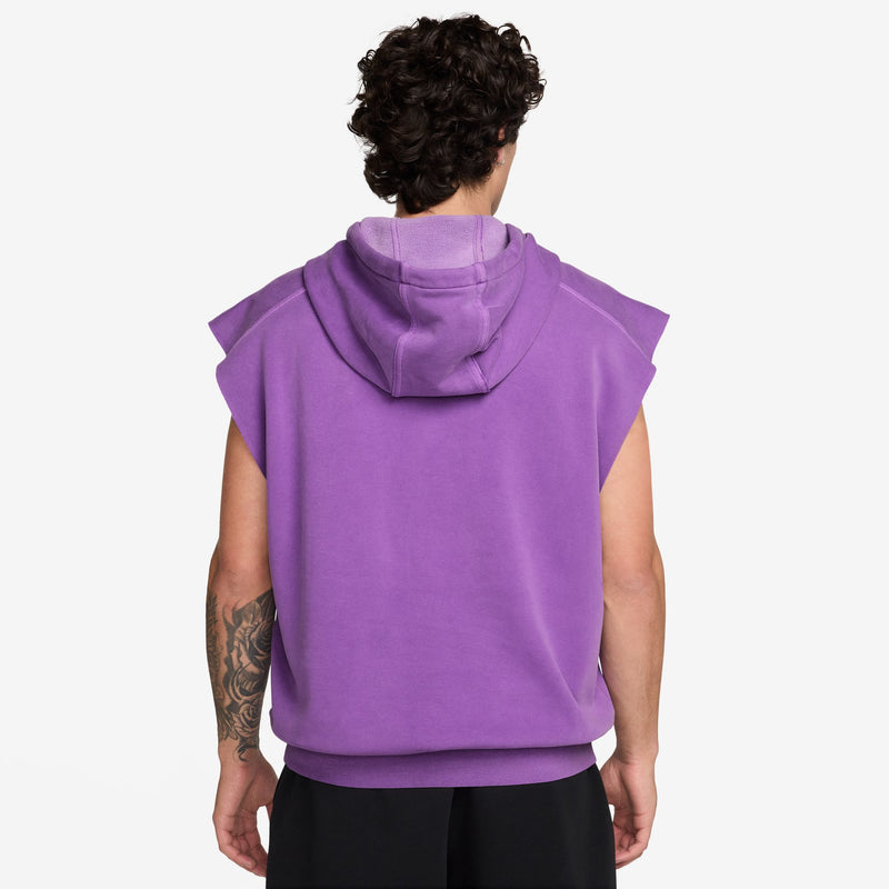 Men's Court Paris Slam Sleeveless Hoody in Bright Violet