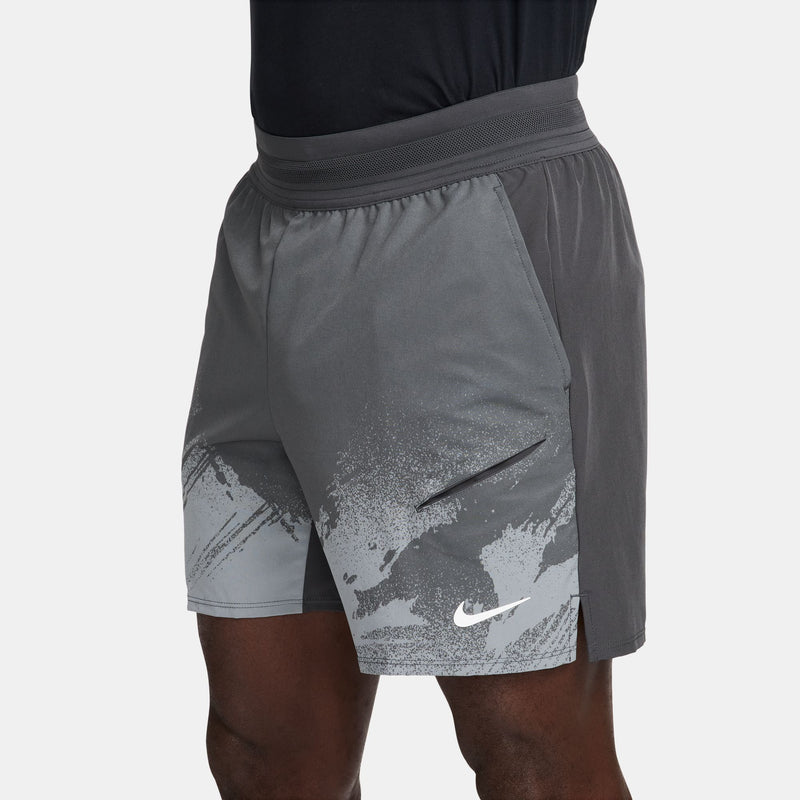 Men's Court Slam Dri-FIT Tennis Shorts in Anthracite/Cool Grey/White