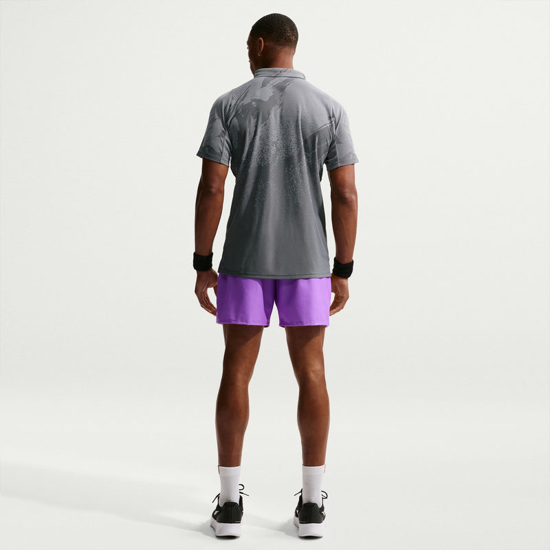 Men's Court Slam Dri-FIT Tennis Shorts in Bright Violet/Violet Mist/Black