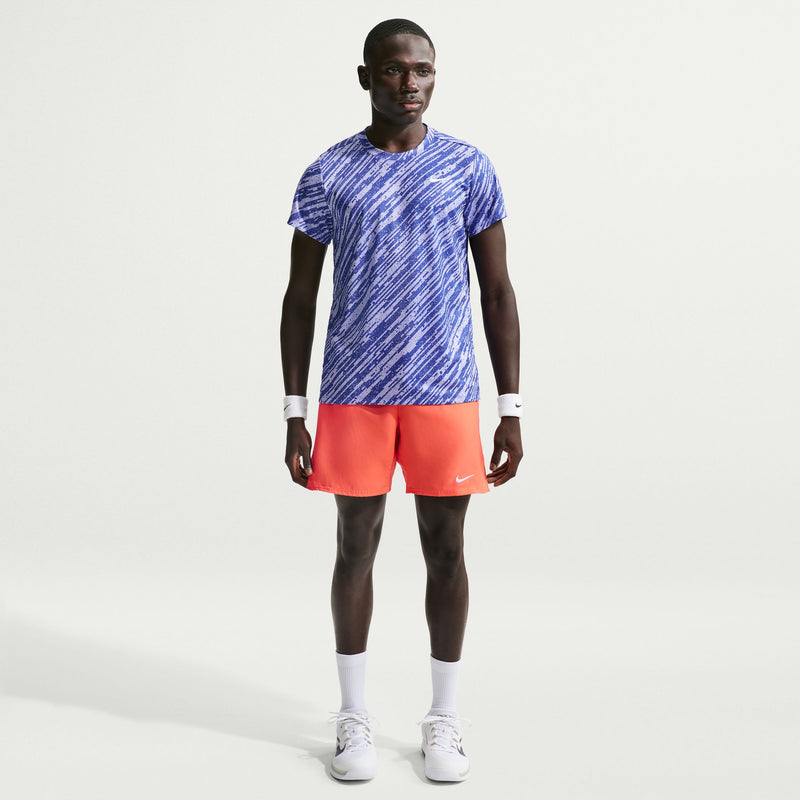 Men's Court Victory Dri-FIT 18cm Tennis Shorts in Turf Orange/White