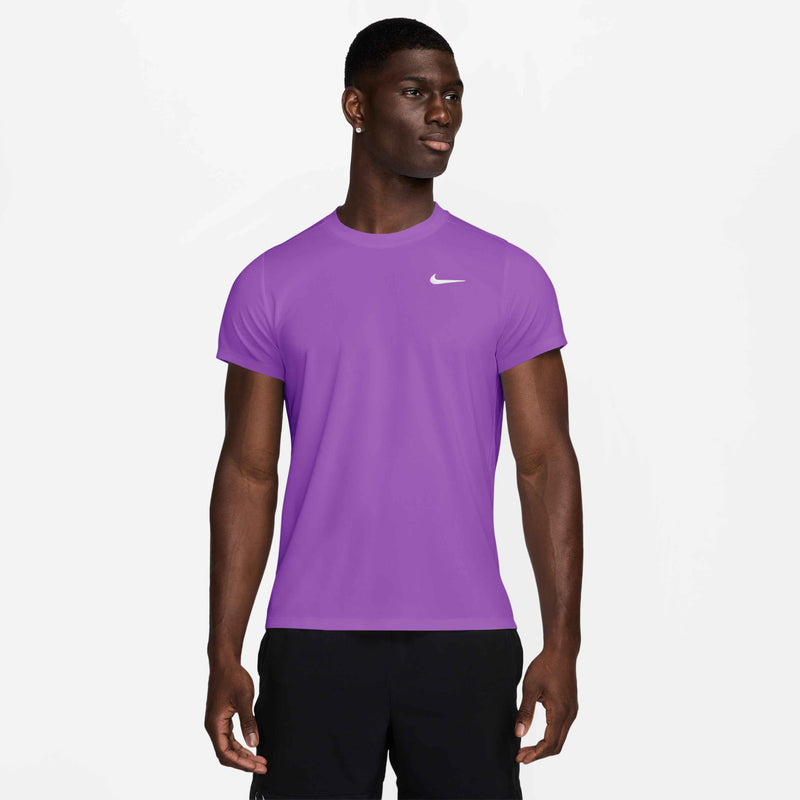 Men's Court Victory Dri-FIT Tennis Top in Bright Violet/White