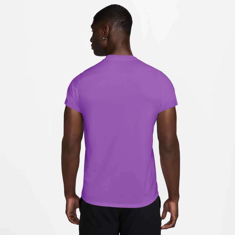 Men's Court Victory Dri-FIT Tennis Top in Bright Violet/White