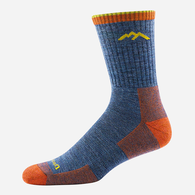 Men's Hiker Micro Crew Midweight With Cushion Black