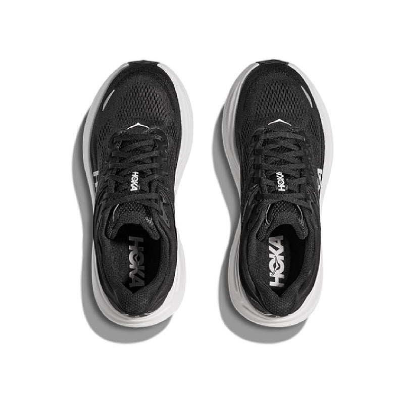 Men's HOKA Bondi 9 Black/White (1162011-BWHT)