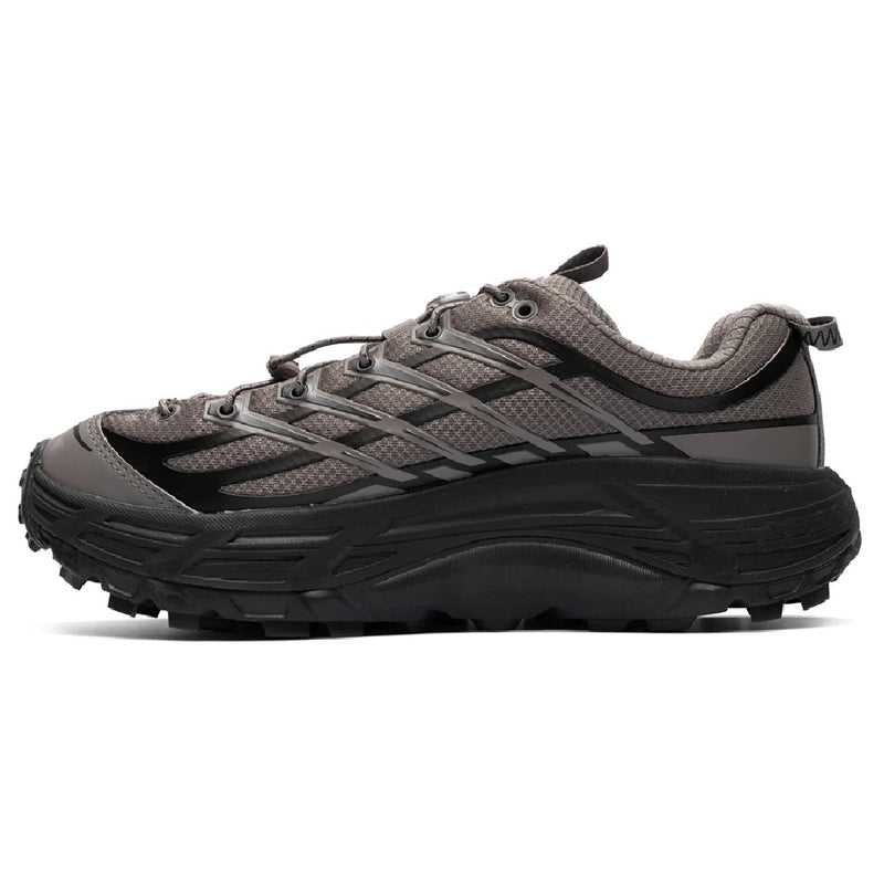 Men's HOKA Mafate Three2 Gravel/Carbon Black (1141572-GCRB)