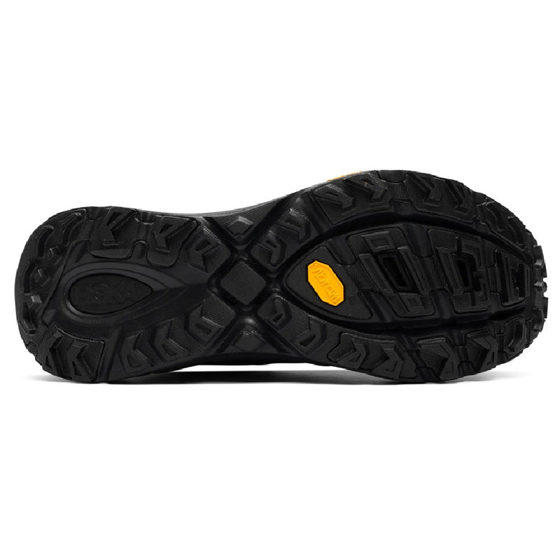 Men's HOKA Mafate Three2 Gravel/Carbon Black (1141572-GCRB)