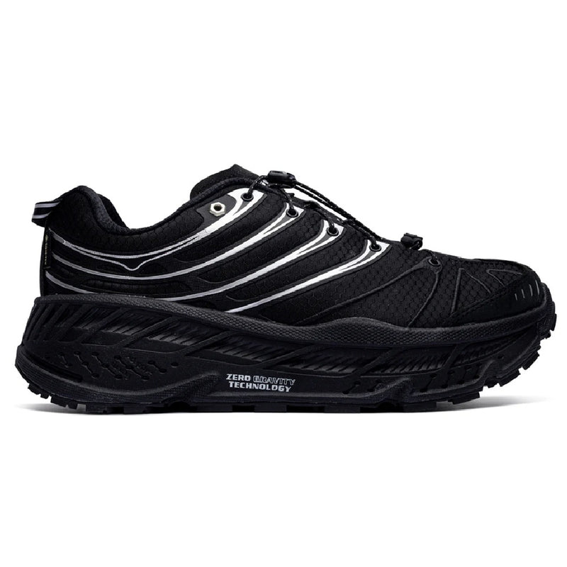 Men's HOKA Stinson EVO GTX Black/Silver (1173890-BKSV)