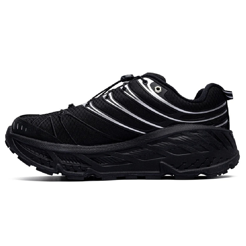 Men's HOKA Stinson EVO GTX Black/Silver (1173890-BKSV)