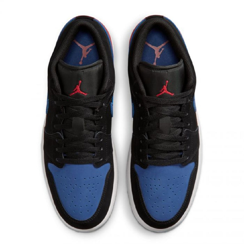 Men's Jordan 1 Low Black/Summit White-True Blue