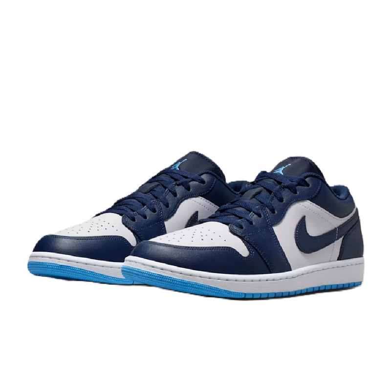 Men's Jordan 1 Low Midnight Navy/University Blue (553558 404)