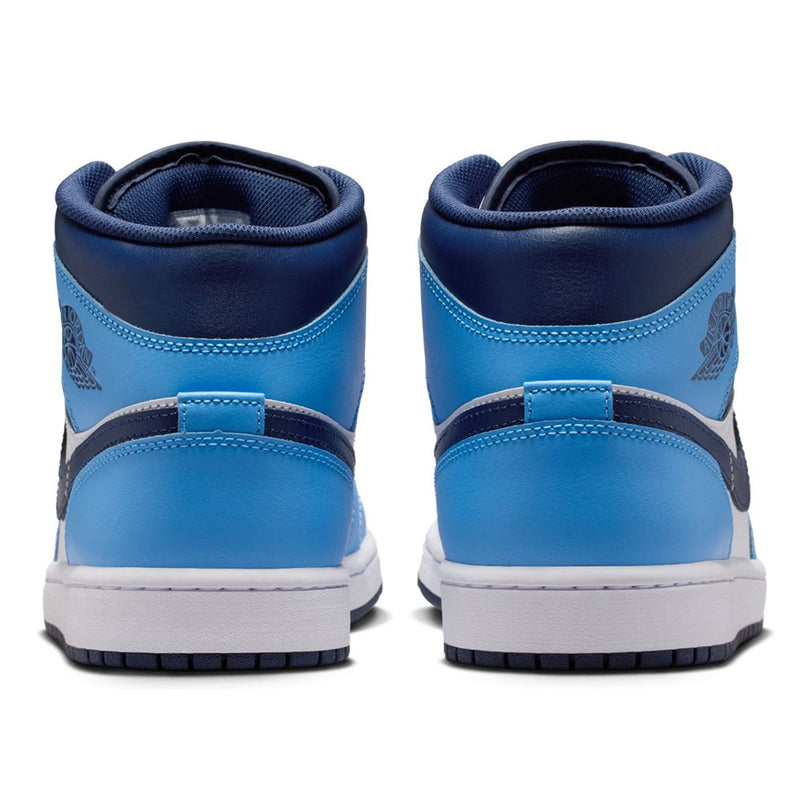 Men's Jordan 1 Mid University Blue/Midnight Navy (DQ8426 405)