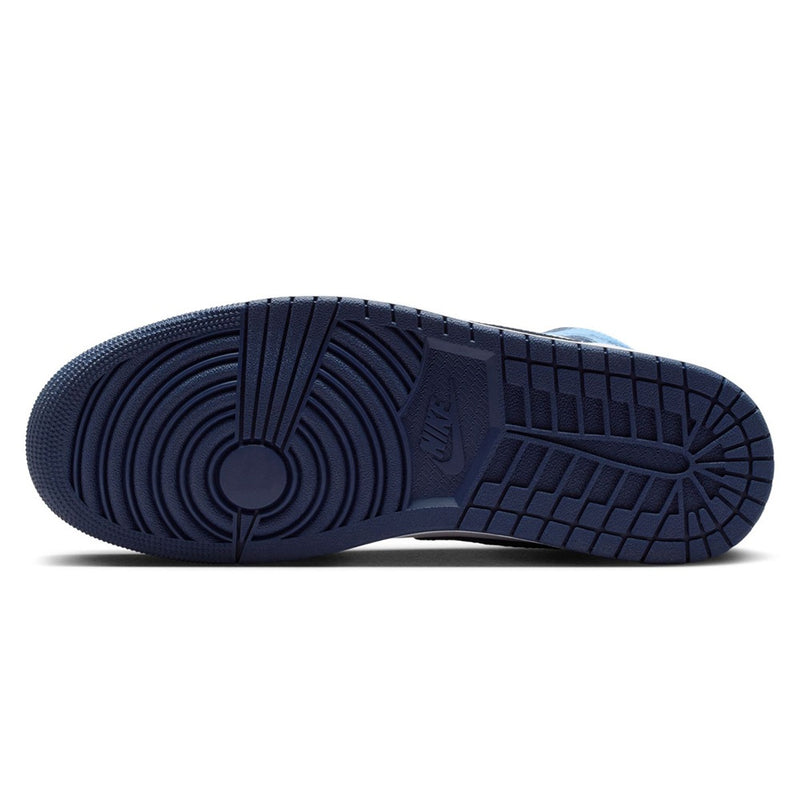 Men's Jordan 1 Mid University Blue/Midnight Navy (DQ8426 405)