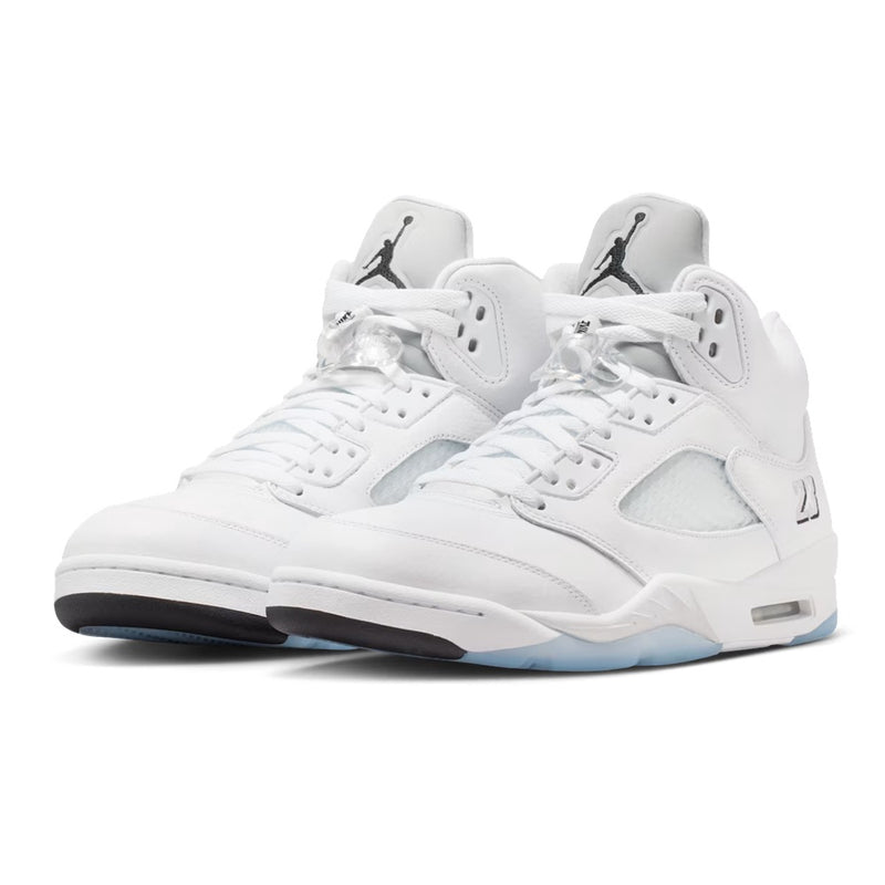 Men's Jordan 5 Retro OG "White Metallic" Wht/Blk-Mtlc Silver (HQ7978 103)