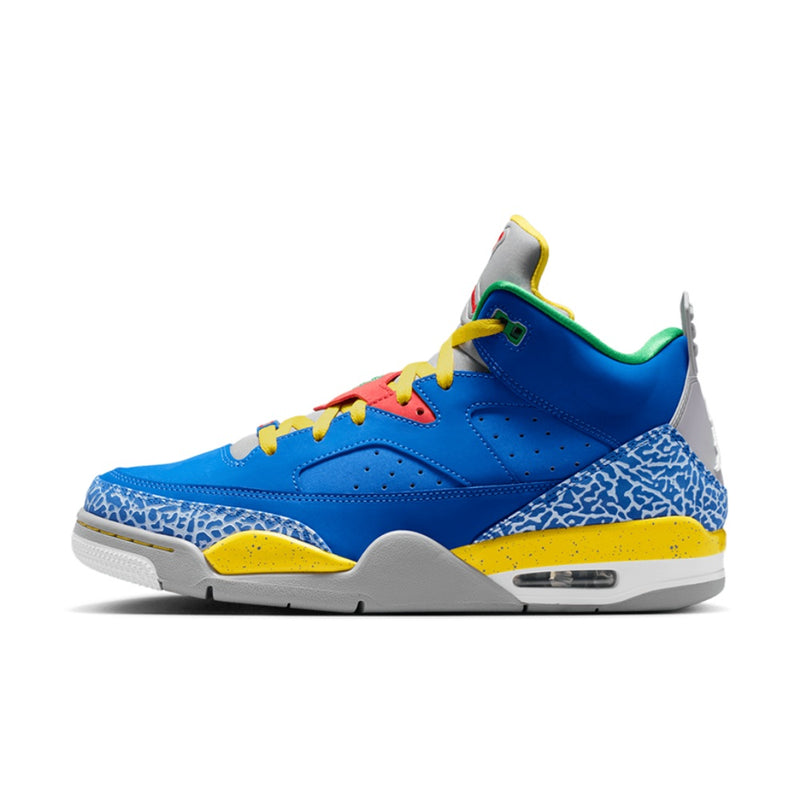 Men's Jordan Son of Mars Low "Do The Right Thing" Ryl/Wt-Ylw (580603 433)